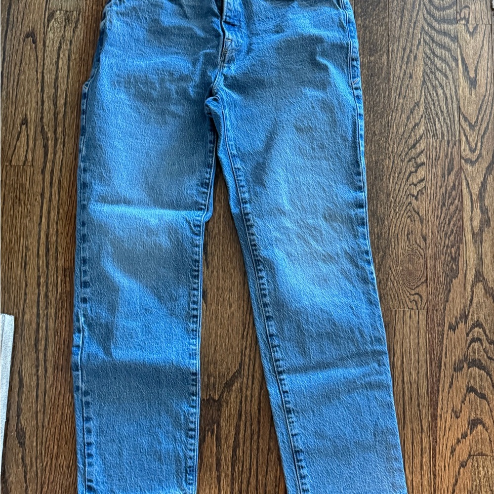 Good American Men's Light Blue Straight Jeans